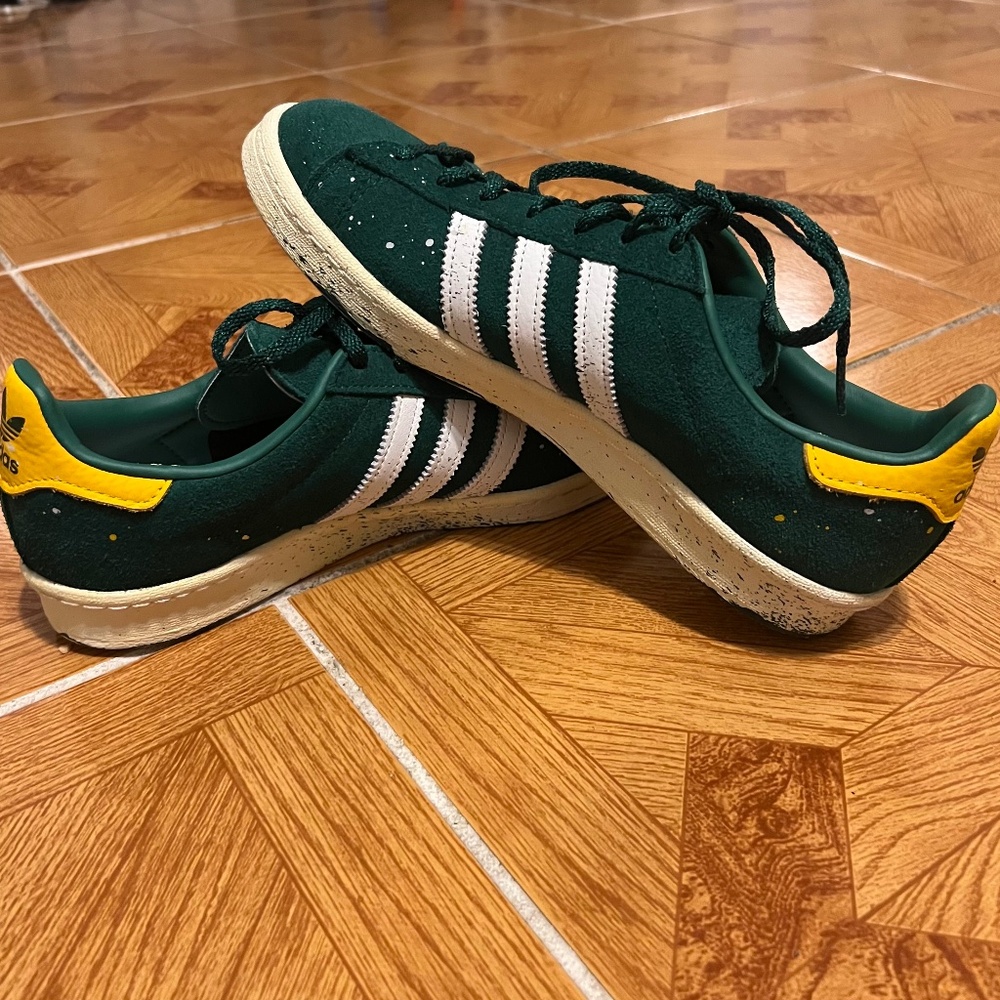 Adidas green CAMPUS 80s COOK sneakers